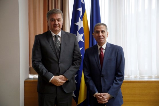 Zamjenik predsjedavajućeg Predstavničkog doma PSBIH dr. Denis Zvizdić primio u nastupnu posjetu ambasadora Arapske Republike Egipat u Bosni i Hercegovini